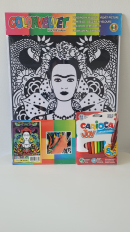 Kolorowanka Welwetowa 47x35 Frida Kahlo